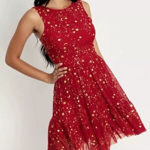 BlackMilk Red Bow Back Dress